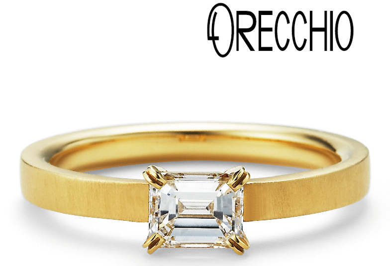 オレッキオのシンプルな婚約指輪
